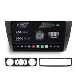 Navigatie 2K BMW Seria 3 E90, E91, E92, Android OS, S-Quadcore 4GB RAM + 64GB ROM, 9.5 Inch - AD-BGS90042K+AD-BGRKIT391