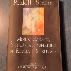 Minuni cosmice incercariale spiritului si revelatii spirituale Rudolf Steiner