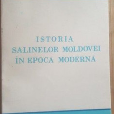 Istoria salinelor Moldovei in epoca moderna- Dumitru Vitcu