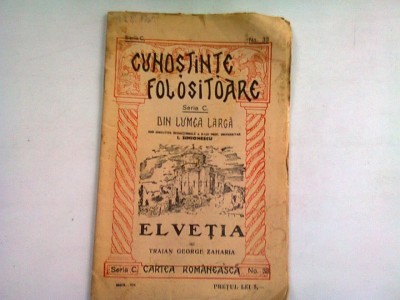 ELVETIA - TRAIAN GEORGE ZAHARIA foto