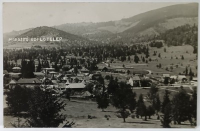 IZVORUL MURESULUI , VEDERE DE ANSAMBLU , CARTE POSTALA ILUSTRATA , 1943 foto