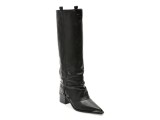 Cizme elegante EPICA negre, W1166, din piele naturala
