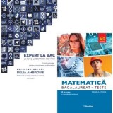 Pachet Bacalaureat 2026. Ghid complet pentru rezolvarea subiectelor Limba si literatura romana si Matematica M2 Tehnologic. Teste - Delia Ambrosie, Da