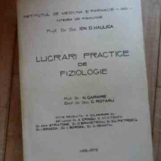 Lucrari Practice De Fiziologie - N.carare C.rotaru ,532657