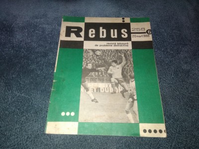 REVISTA REBUS 20 MARTIE 1968 foto