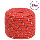 Cumpara ieftin Franghie de barca, rosu, 18 mm, 25 m, polipropilena