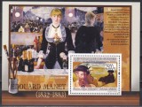 Guineea 2009 - Tablouri de Eduard Manet, Colita, Cota 8 EURO, MNH