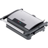 Gratar Electric AD 3052, Placi gratar antiaderente, 1200W, Negru/Argintiu, Adler