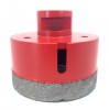 Carota diamantata pt. gresie portelanata &amp; piatra - diam. 75mm - Profesional Standard - DXDY.REDrill.75, Diamantatexpert