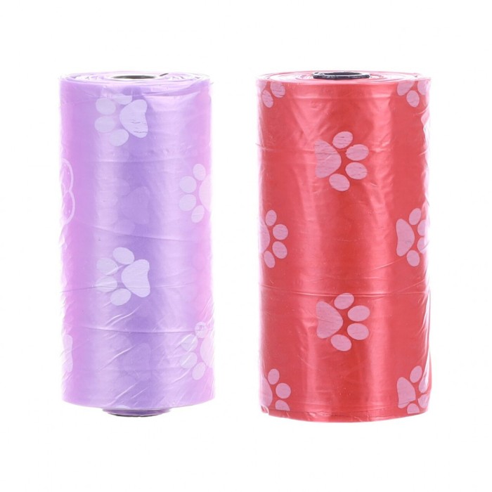 SACI IGIENICI COLECTORI PENTRU CAINI FLAMINGO ASORTATI 2x20BUC SET