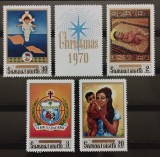 BC25, Samoa 1970, serie Craciun picturi