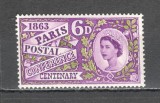 Anglia/Marea Britanie.1963 100 ani Conferinta Postala Paris GA.88
