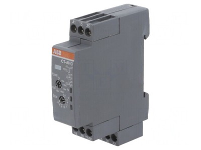 Timer DPDT 0,05s-100h 24-240VAC 24-48VDC pentru șină DIN foto