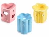 Cumpara ieftin Set 3 difuzoare parfum camera portelan multicolor &Oslash; 10 cm x 10 H