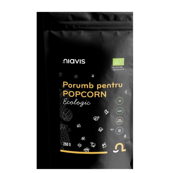 Porumb pentru Popcorn Ecologic 250 grame Niavis