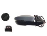 Oglinda exterioara Skoda Superb (3v), 05.2015-06.2024, dreapta, ajustare electrica; grunduita; incalzit; convexa; crom; pliabila electric; memorie; 1