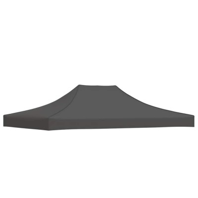 Acoperis cort de petrecere, antracit, 4,5 x 3 m, 270 g/m&amp;sup2; foto