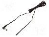 Cablu alimentare DC, cabluri, DC 5,5/2,5 mufa, negru, 1,5m, WEST POL - A25-TT-T035-150BK