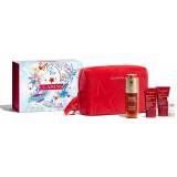 Clarins Double Serum &amp; Super Restorative Collection set cadou pentru ten matur Luminosity