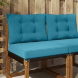 vidaXL Perna pentru canapea de exterior 2 pcs Albastru regal Poliester 900788