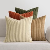 Cumpara ieftin Set 4 Bucati Fata De Perna, 40 X 40 Cm, Maro-Verde - CN