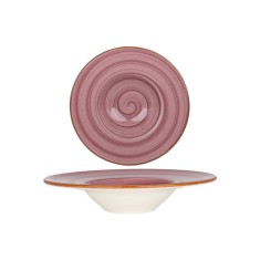 Bonna Farfurie cu paste - Aura Blackberry - Por&Aring;&pound;elan - 28 cm (400cc) - set de 2