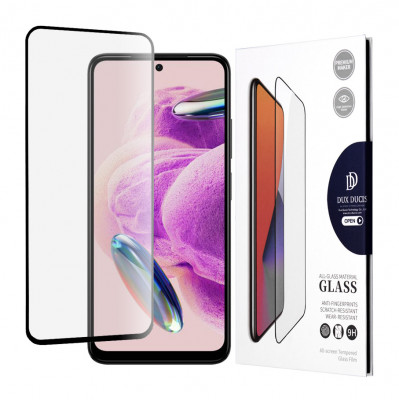 Folie pentru Xiaomi Redmi Note 12S, Dux Ducis Tempered Glass, Black foto