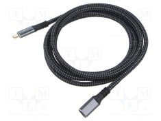 Cablu USB C LOGILINK 3.2 Gen 2 2m negru aurit