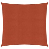 VidaXL P&acirc;nză parasolar, cărămiziu, 160 g/m&sup2;, 2,5x3 m, HDPE