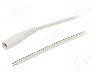 Cablu alimentare DC, cabluri, DC 5,5/2,1 soclu, alb, 1,5m, WEST POL - S21-TT-T035-150WH