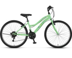 Bicicleta MTB UMIT Explorer Lady, roata 26", cadru din otel, culoare verde menta... Cod:62634000001