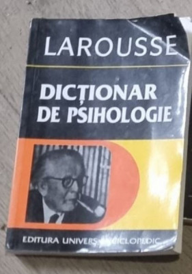 Dictionar de Psihologie Larousse - Norbert Sillamy foto