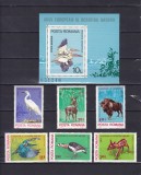 ROMANIA 1980 LP 1004 LP 1005 ANUL EUROPEAN AL OCROTIRII NATURII SERIE+COLITA MNH, Nestampilat