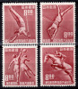 Japonia 1950, Mi #507-510**, sport, gimnastica, fotbal, MNH! Cota 180 &euro;!, Nestampilat