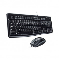 Keyboard and Optical Mouse Logitech 920-002550 1000 dpi USB Negru foto