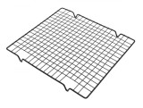 Suport grila pentru racire prajituri si torturi, otel, 28 x 25 cm, negru