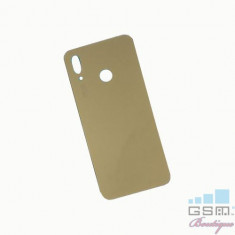 Capac Baterie Spate Huawei Nova 3e Cu Adeziv Sticker Auriu foto