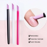Set 3 &Icirc;mpingătoare Cuticule Unghii NYTRO, Plastic &amp; Ceramică - Manichiură Profesională Acasă, Ușor de Curățat, Unghii Impecabile