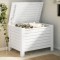 vidaXL Cutie depozitare capac &quot;RANA&quot;, alb, 80x49x54 cm, lemn masiv pin 4002322