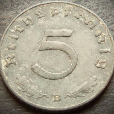 Moneda istorica 5 REICHSPFENNIG - GERMANIA NAZISTA, anul 1941 *cod 794 B HANOVRA