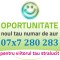 Numar Aur Gold - 07x7.280.283 - usor cartela Platina VIP numere frumoase usoare