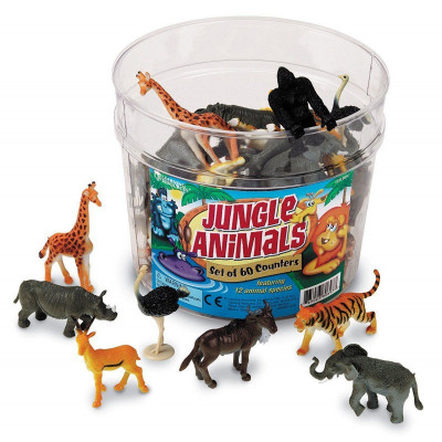 Set pentru sortat Animalute din jungla Learning Resources, 3 - 7 ani foto