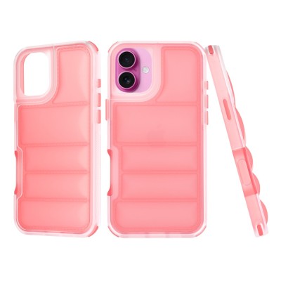 Husa iPhone 16 Plus Techsuit Wave Shield, rosu foto