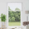 Jaluzea pentru Fereastră cu perdele Manual Alb Aluminiu