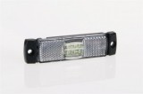 Lampa Gabarit Auto FT-017 ALB, 12-30V, 4 LED, 100x32mm, Omologare E20, Durata 50000h