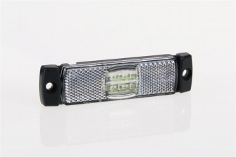Lampa de contur a gabaritului pentru vehicule FT-017 ALB foto