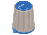 Buton rotativ cu indicator 6mm moletat