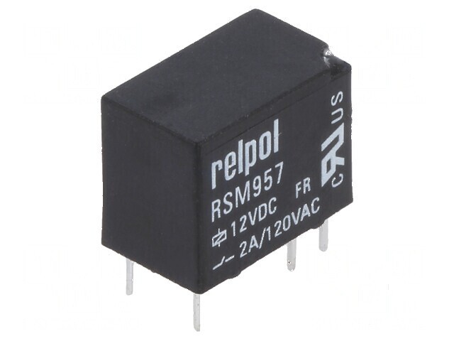 Releu electromagnetic SPDT 12VDC 2A RSM957