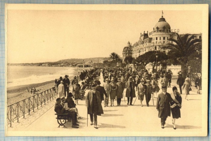 AD 658 C. P. VECHE -COASTA DE AZUR -NICE -PROMENADE DES ANGLAIS -FRANTA