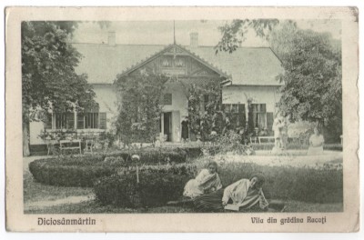 1927 - Tarnaveni, vila din gradina Rakoczi (jud. Mures) foto